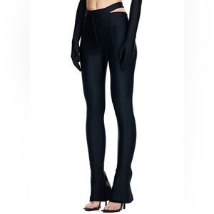 Mugler H&M Jersey Cut-Out Pants NWT USA 12